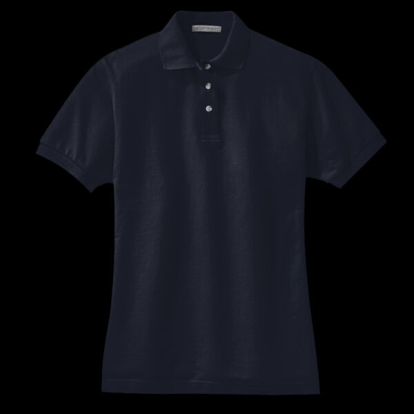 Ladies Heavyweight Cotton Pique Polo Thumbnail