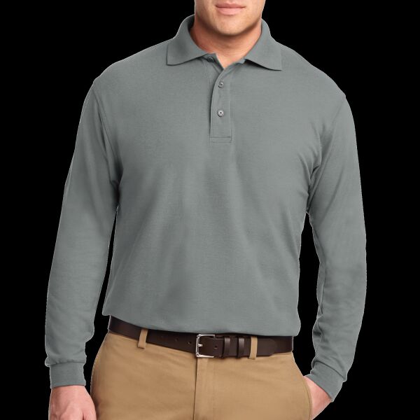 Silk Touch Long Sleeve Polo Thumbnail