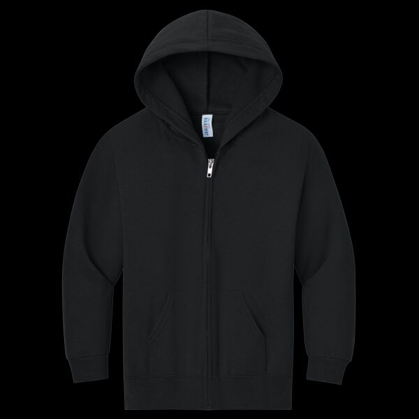 Youth NuBlend ® Full Zip Hooded Sweatshirt Thumbnail