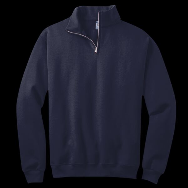 NuBlend ® 1/4 Zip Cadet Collar Sweatshirt Thumbnail