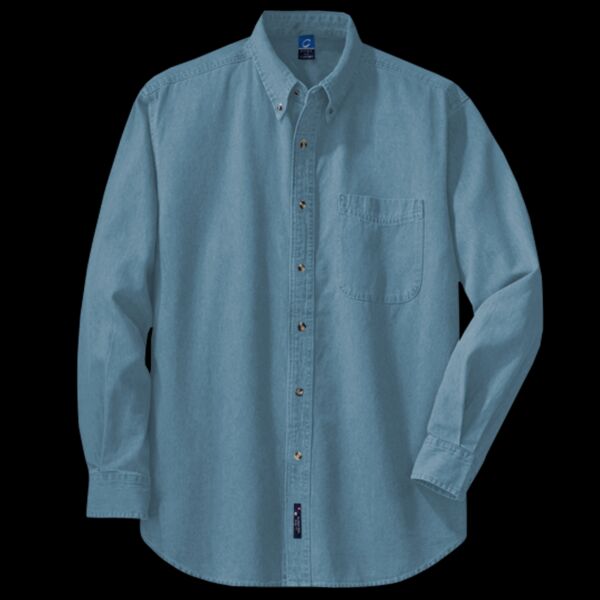 Long Sleeve Value Denim Shirt Thumbnail