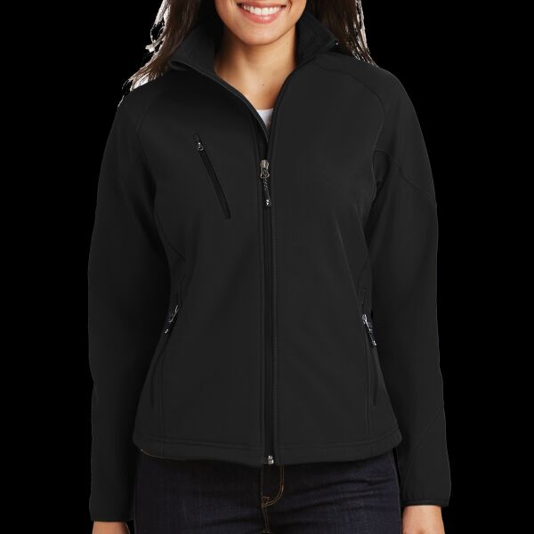 Ladies Textured Soft Shell Jacket Thumbnail