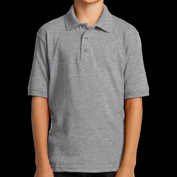 Youth Core Blend Jersey Knit Polo Thumbnail